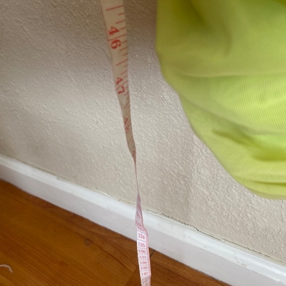 HOUSE OF CB 'Valentina'Lime neon Asymmetric Cutout Midi‎ Dress/Size XS plus cup - Picture 11 of 16